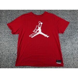 Jordan Brand T-Shirt Mens XXL Red Jumpman Spike Lee 40 Acres and a Mule Graphic